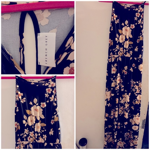 Long floral dress - Picture 1 of 2